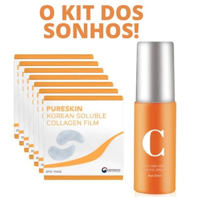 Kit Máscara GoldBotox + Spray VitaC GRÁTIS HOJE