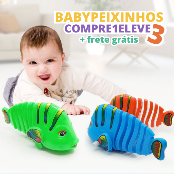 [Compre 1 e leve 3] - 3 Peixinhos Interativos de Brinquedo