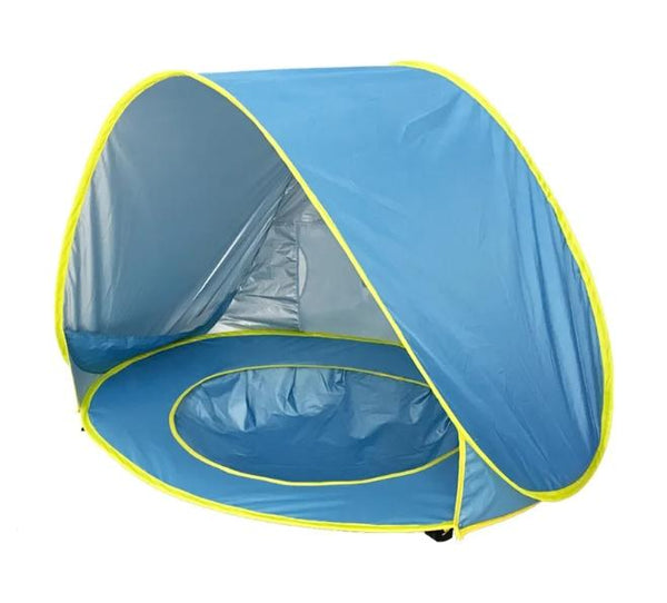 BARRACA DE PRAIA INFANTIL COM PISCINA E PROTEÇÃO UV