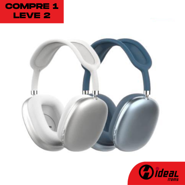 MaxPhone Fone de Ouvido Bluetooth com Cancelamento de Ruído - Pegue 1 Leve 2