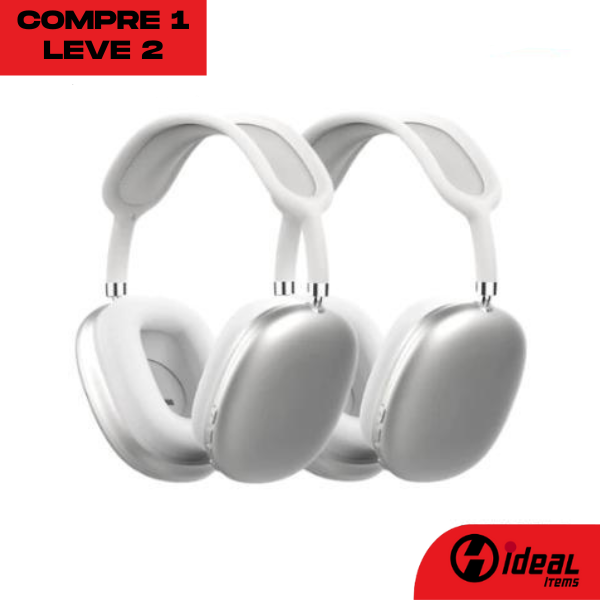 MaxPhone Fone de Ouvido Bluetooth com Cancelamento de Ruído - Pegue 1 Leve 2