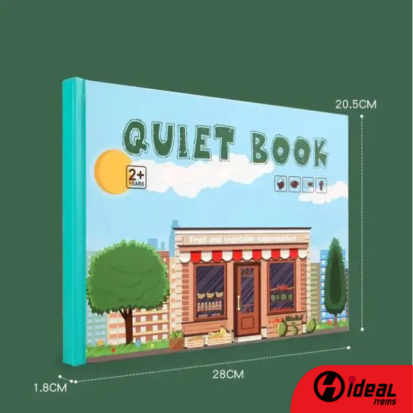 Livro Interativo Montessori Educação Infantil - QuietBook