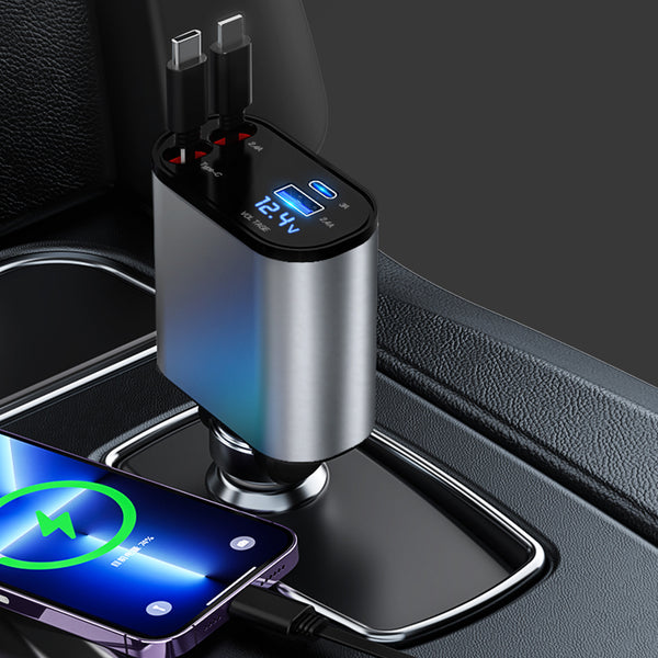 Charger Pro Carregador 4 em 1 veicular - Carregamento rápido