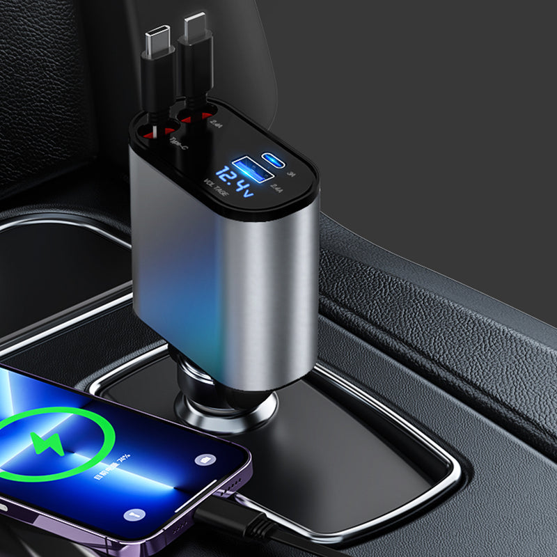 Charger Pro Carregador 4 em 1 veicular - Carregamento rápido