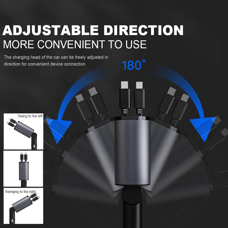 Charger Pro Carregador 4 em 1 veicular - Carregamento rápido