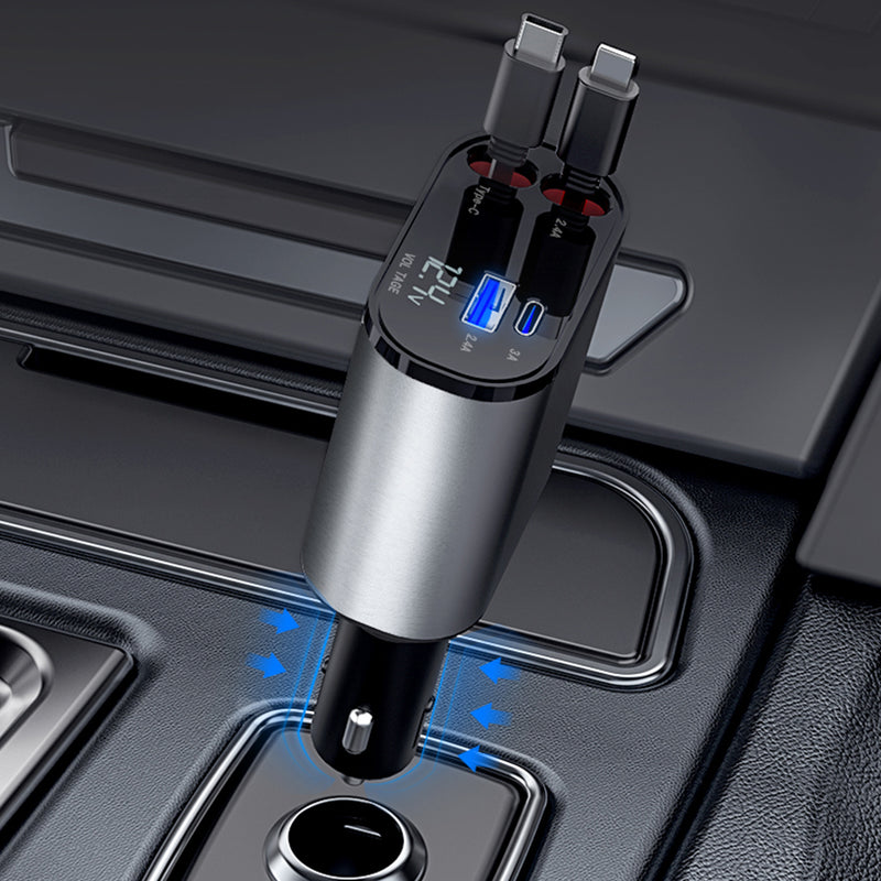 Charger Pro Carregador 4 em 1 veicular - Carregamento rápido