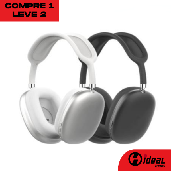MaxPhone Fone de Ouvido Bluetooth com Cancelamento de Ruído - Pegue 1 Leve 2