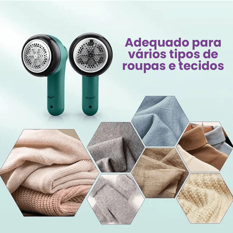 Removedor de Pelos e Fiapos Elétrico Portátil - HairPulle